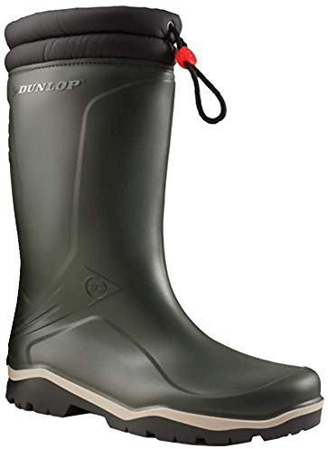 Dunlop Boots - Stivali termici Blizzard invernali in gomma, per uomo e donna, verde, 42 EU