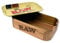 RAW 18870 Cache BOX-28,0 x 17,5 x 7 cm-Wooden Box mit Magneten und Metal Tray als Deckel, Holz, Braun
