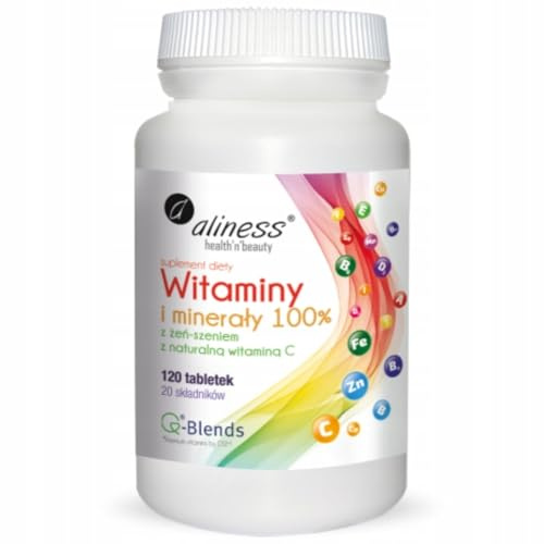 Vitamine und Mineralien 100% 700 mg 120 Tabletten Aliness