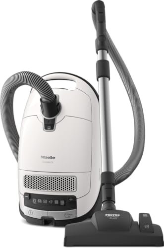 Miele Complete C3 Silence Ecoline – Bodenstaubsauger mit Beutel, geräuschoptimiertem Motor, Universal-Bodendüse und 6 Reinigungsmodi – Lotosweiß