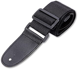 Gitarrengurt Verstellbarer Baumwolle Gitarren-Gurt Gitarrenband für E-Gitarre, Westerngitarre, Akustikgitarre Schwarz Gurtbreite 5 cm
