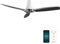 Cecotec Ventilateur de Plafond EnergySilence Aero 5285 WhiteTransparent Connected, Moteur DC 40W, Diamètre 132 cm, Basse Consommation, Wifi, Télécommande, Extérieur, Minuteur, Été et Hiver, Silencieux