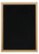 Zeller 11273 Kreide-/Magnettafel, Metall/Kiefer, schwarz (ca. 30 x 40 cm)