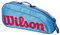 Wilson Tennistasche Junior, Bis zu 3 Tennisschläger, Für Kinder und Jugendliche, Blau / Orange