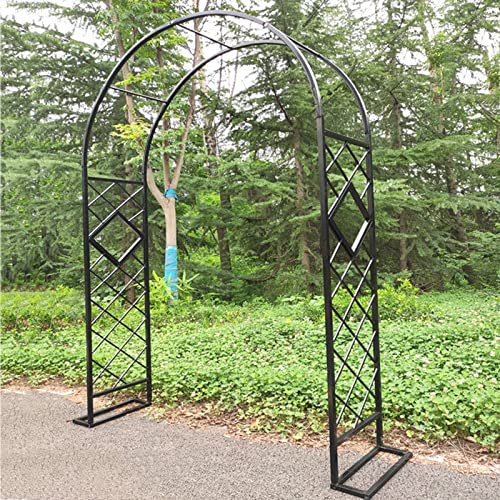 220x230x40CM Metall Rosenbogen Stabil Freistehend Torbogen 140x230x40CM 180x230x40CM 340x30x40CM Garten Bogen Rankhilfe Rankgitter Pergola Rosengestell Für Kletterpflanzen, Wetterfest Eingangsbogen (