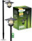 Lumiled Solarleuchte Laterne Garten Solarlampen mit Erdspieß LED Solarlampe für außen LED Warmweiß 3000K Solar Gartenleuchte 150cm Wegeleuchten Wegbeleuchtung Bodenleuchte Gartendeko Vintage