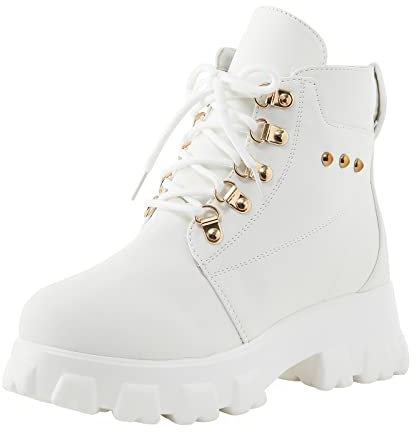 Stivali Alti Donna sopra Il Ginocchio Stivali da Neve Donna Stivali Estivi Donna Morbidi Stivali Pioggia Bambina da Donna Platform Elasticizzati Ciabatte Donna casa Sandali Tacco Alto Bianco-C 40