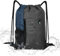 AIFUSI Sportrucksack mit Kordelzug, Oxford-Stoff, Wasserdichter Rucksack mit Netztasche für Wasserflaschen und Kopfhörerloch für Studenten, Herren, Damen (Marineblau)