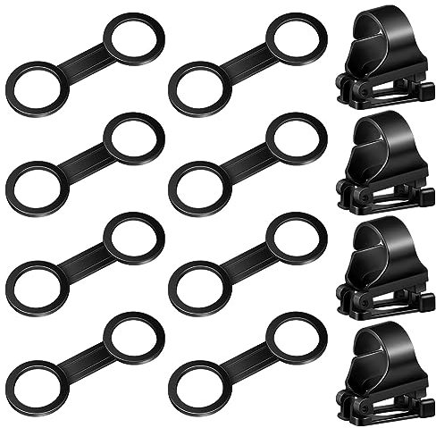 Comphic Silikon-Schnorchelclip, Tauchschnorchelhalter, Schnorchelhalter, Scuba Dive, Kunststoffclip, Schnorchelhalter, Rohrhalter, Schwarz