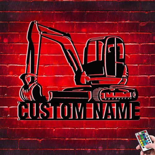 Personalisiertes Neon-Schild mit Traktor-Motiv, individuelles Metalltraktor-Nachtlicht, 16 Farben mit Fernbedienung, Schlafzimmer-Dekoration, Geburtstag, Weihnachten, Spielzeug, Geschenk für Kinder,