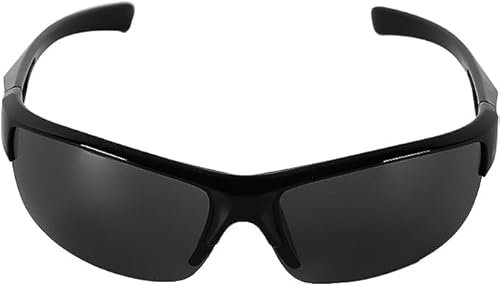 DPWOUM Black Polarized Sports Sunglasses for Men Women Polarized Rectangular Driving Sunglasses Sports EyewearBaseball Cycling Golf Fishing,Cycling Glasses