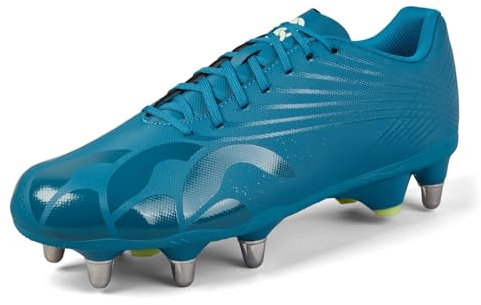 Canterbury Unisex Stamped Grndbrk Team Stiefel, Lagoon/Sunny Lime/Spray, 44.5 EU