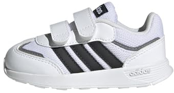 adidas Unisex Baby TENSAUR Switch Shoes Infants, FTWR White/core Black/Grey Three, 8.5 UK Child