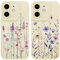 Yoedge 2 Pezzi Puffer Cover per iPhone X/iPhone XS 5,8, Soft Touch Leggero Morbida TPU Custodia in Silicone Antiurto Antigraffio Protettiva Case con Disegni per Donne Ragazze per iPhone XS, Fiore 3