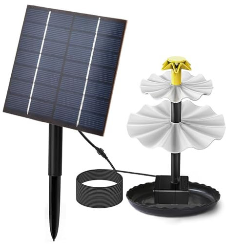 Sghtil Fuente de Agua Solar, Fuente Solar para Baño de Aves | Bomba de Fuente de Agua de Energía Solar,Bomba de Fuente Solar para Baño de Pájaros, Fuente de agua Solar para Baño