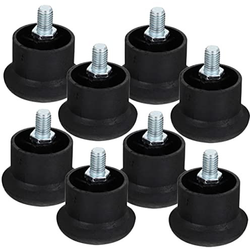 Gogogmee 8 Piezas Reposapiés Fijo para Silla Almohadillas para pies de Silla con Patas Almohadillas para sillas de Oficina Tacos para Patas sillas Tapones para Patas de sillas plástico