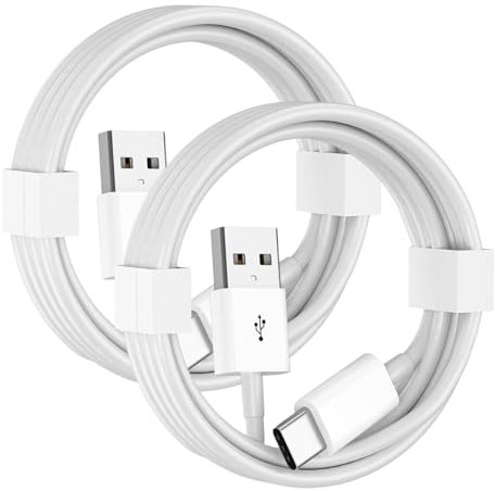 2 pack AirPods 4 Charger Cable, USB A to USB C Cable for Airpods Pro 2nd/3rd Gen, Airpod Max 2 Charger, iPhone 17/16E/16/15 Car Carplay Cable, 15/16 Plus,15 16 17Air Pro Max car charger cable (3.3 FT)