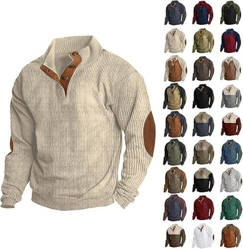 JUZILO Order Again Jagd Pullover Herren Baumwolle Herren tomyhilfinga Herren Herren Herren Pullover Herren warm techwear Winter und und londsdale Grobstrick Black of Friday Cheap