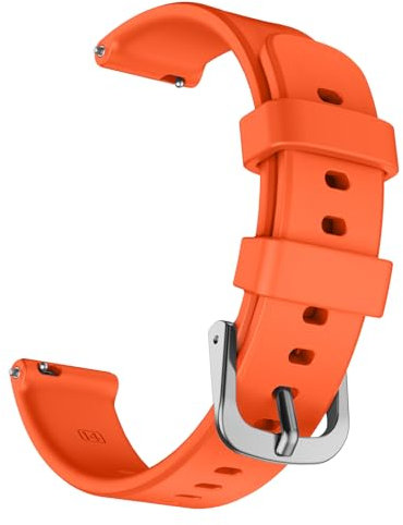 ISABAKE Watch Strap for Garmin Lily 2 Smartwatch 14mm Silicone Quick Release Replacement Watch Band for Lily 2 Active