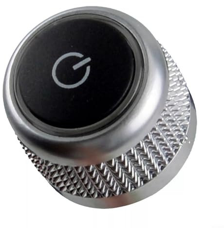 VRTYVEYBB Spec Multimedia Radio Volume Rotary Switch Knob for A-udi A1 Q3 RSQ3 2011-2018 - OEM 8X0919070B, Black Plastic, Easy Installation & High Reliability