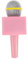 KONTONTY Microphone Simulé Micro Vintage Microphones pour Enfants pour Chanter Micro pour Enfants Fausse Clé Micphone Faux Micphone Faux Microphon Bop Juke-Box Plastique Rose