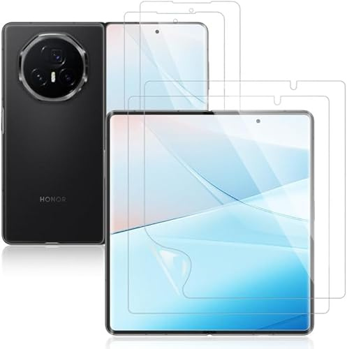 FOXZKISS 2 Stück Folie für Honor Magic V3 Panzer Schutz Glas | Panzerfolie für Honor Magic V3 schutzfolie, 9H Härte, HD Displayschutzfolie, 0.33mm Ultra-klar, Ultrabeständig