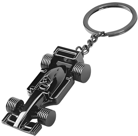 HIAHXC Formel 1 Schlüsselanhänger,Metall F1 Schlüsselanhänger Auto,Motor Sport F1 Auto Kette,Schlüssel Rennauto Keychain,Rennwagen Autoschlüssel Anhänger Geschenk für Formel 1 Fansn
