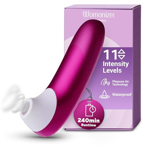 Womanizer Pro Klitorisstimulator für Frauen und Paare | Erotik Sex Toy | Vibrator für Erwachsene | Klitoris Saugvibrator mit 11 Intensitätsstufen | Wasserdichter Stimulations-Massager | Rosa