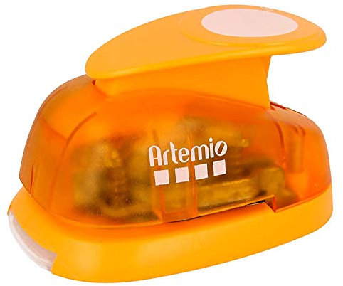 Artemio VIHCP904 Grande Perforatrice à Levier Cercle Plastique Multicolore 3.8 cm