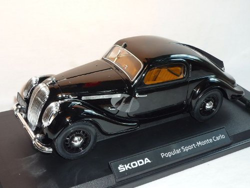 Abrex ?Koda Popular Sport Monte Carlo 1935 Schwarz 118abh903d 1/18 Modellauto Modell Auto