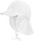 Döll Unisex - Baby Mütze 001665335 Bindemütze mit Nackenschutz, Gr. 47, Weiß (1000 bright white)