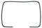 Neff K4662 X 0GB/01 GENUINE Ofen Herd Türdichtung (430 x 280 mm)