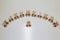 Buchstabenzug Holz Name - Set 8 Buchstaben Namen (kostenfreie Loc, Waggon) | Fun World Toys® namenszug holzbuchstaben