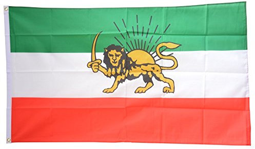 Flaggenfritze Fahne/Flagge Iran Shahzeit + gratis Sticker
