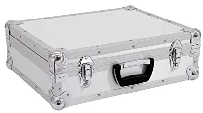 ROADINGER Universal-Koffer-Case FOAM GR-1 alu | Flightcase mit flexibler Schaumeinlage und 480 x 380 x 140 mm (Innenmaße)