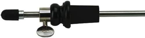 GEWA 414639 Kontrabassstachel Standard, Stachel für Kontrabass, Konus 29/31mm, Metallrohrstab Ø 16 mm, Länge 45 cm, Ebenholzbirne