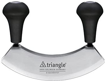 triangle 41 212 14 02 Wiegemesser 14 cm, zweischneidig, gehärtet Made in Solingen/Germany professionelle Qualität Kräutermesser