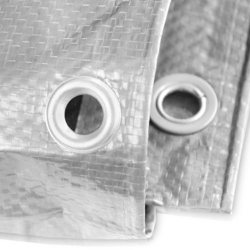 3 x 5 meter (15qm) 120g/qm Gewebe Schutzplane Wasserdicht Abdeckplan Plane Gewebeplane