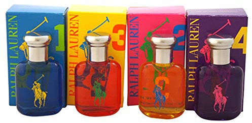 Ralph Lauren The Big Pony Damenduft, Eau de Toilette, 15 ml, 4 Stück