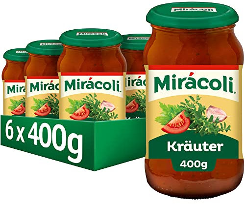 MIRÁCOLI Pasta Sauce Kräuter, 6 Gläser (6 x 400g)