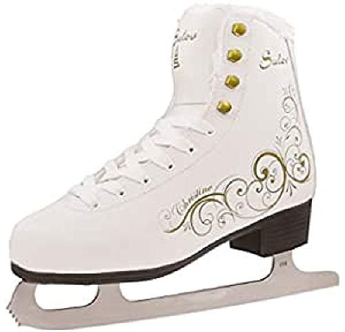 SULOV Damen Schlittschuhe Christine, Größe 38, Weiß
