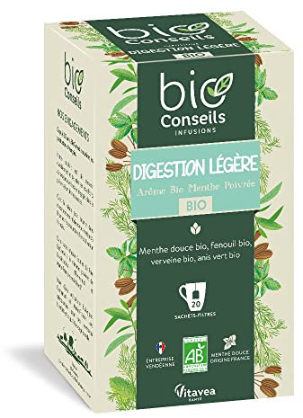 Bioconseils Bio Digestion Légère Infusion Boissons Vertes 20 Sachets