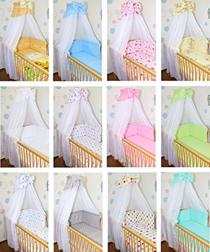 Betthimmel Chiffon Himmel für Baby Bett Deko Himmel Sterne D16