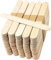 Kids B Crafty 50 Jumbo Lollipop Sticks - Large Wooden Popsicle and Craft Sticks - 150mm x 19mm Natural Wooden Lolly Sticks for Crafting and Plant Labels.