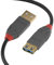 Lindy 1m USB 3.2 Type A Extension Cable, 5Gbps, Anthra Line
