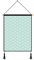 Blackish Green Fresh Lines geometrisches Gitter, 45 x 65 cm, Stoff, moderner High-Definition-Druck, Wanddekoration 17.7 X 25.5 Inches 3.sectors