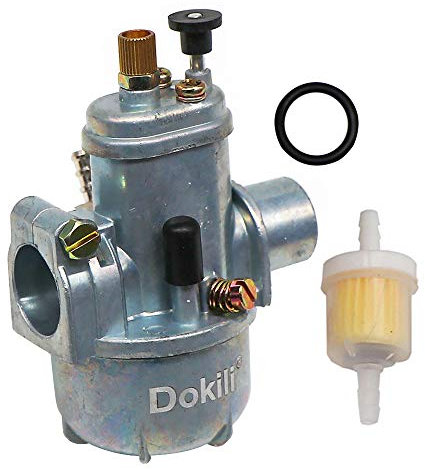 Dokili Tuning 15mm Vergaser für Zündapp Kreidler Hercules Sachs DKW Bing 15mm-1/15/46 2 Takt