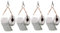 Stormdoing Weihnachtsbaum-Anhänger, Ornament, Toilettenpapier, Krisen-Ornament, Dekoration, 2020, lustiges Geschenk, 4 Stück
