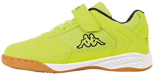 Kappa Unisex Kinder 260765k-4011_25 indoor football trainers, Gelb, 25 EU