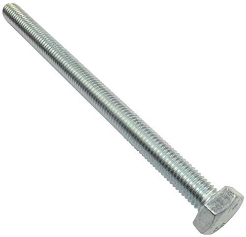 AERZETIX - C47367 - Satz von 10 stück - bolzen schrauben sechskantschrauben M10x140 - mit sechskantkopf - Ø10x140mm - DIN 933 - klasse 8.8 - verzinktem stahl - heimwerken - montagewerkzeug eisenwaren